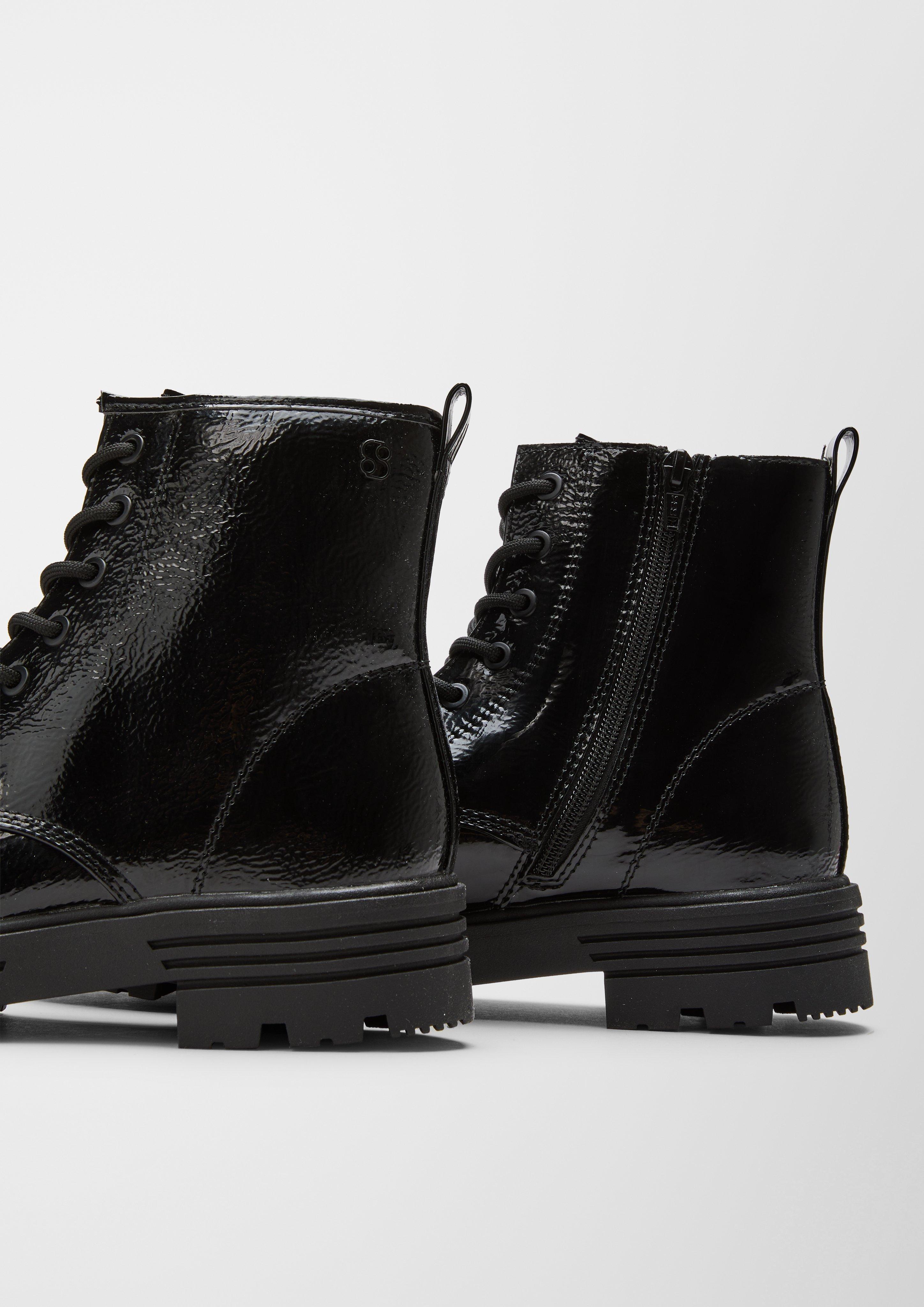 Schnürstiefel aus Kunstleder  6006494-018