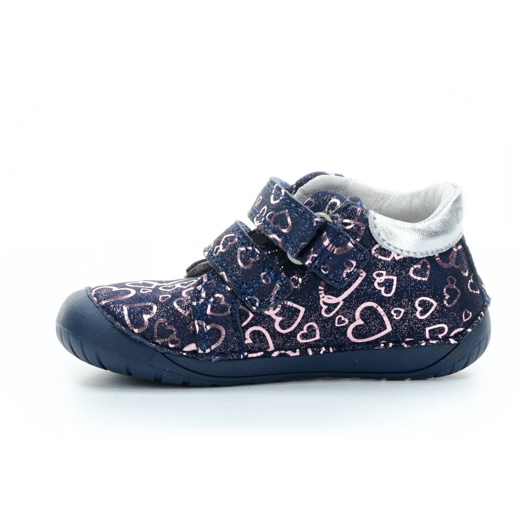 D.D.Step S070-393 blaue Barfuß-Stiefeletten