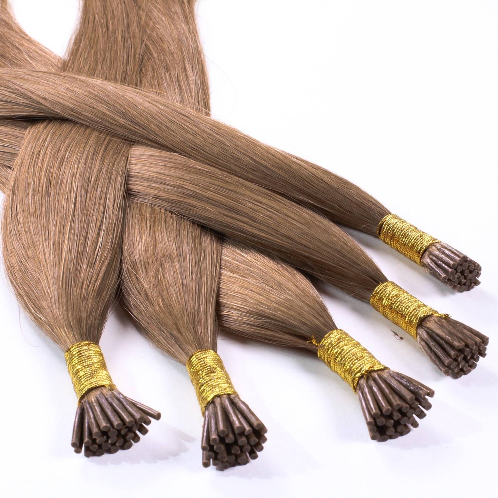 hair2heart Extensions à froid cheveux naturels #14 blond foncé 1g extensions