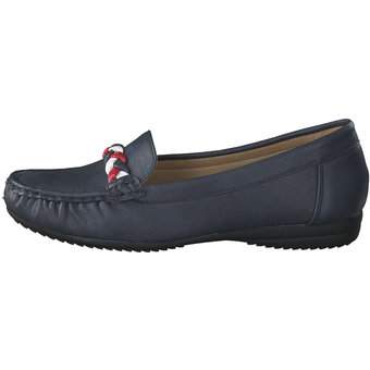 smiling for feet Mokassin in blau