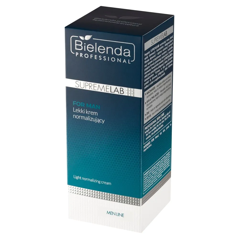 Bielenda Professional Supremelab Men Line lagana normalizirajuća krema