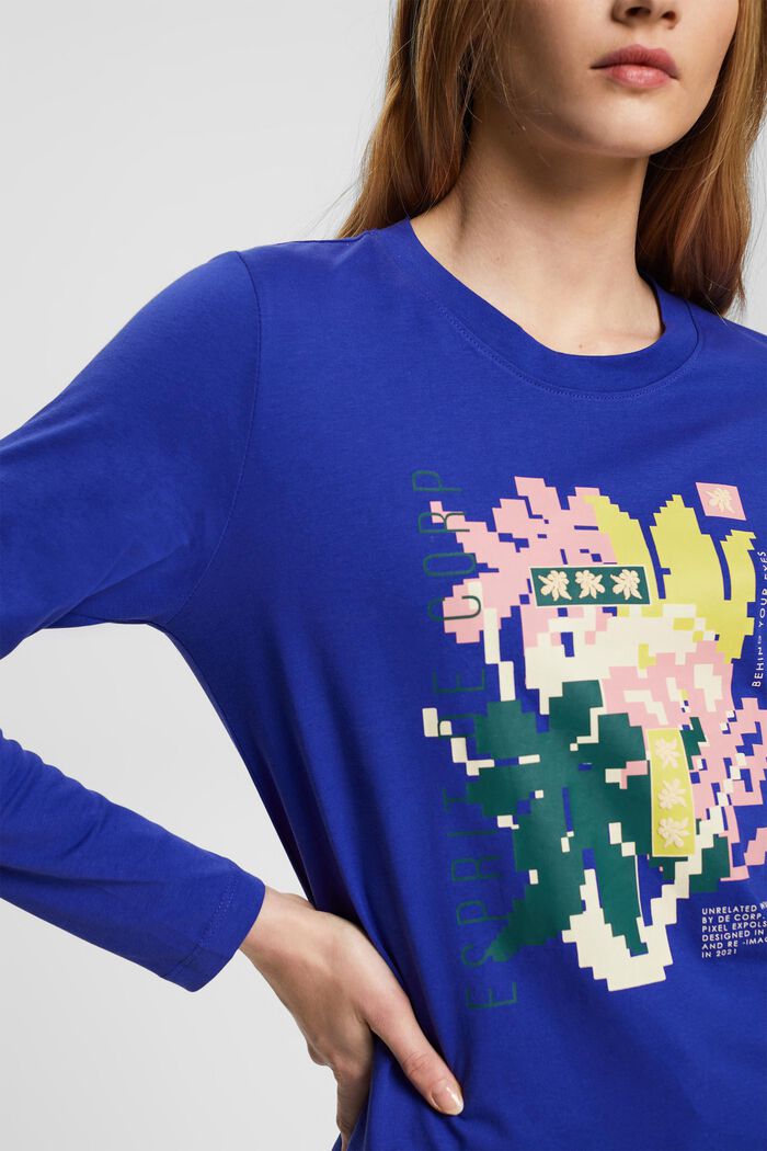 Longsleeve mit Retro-Print