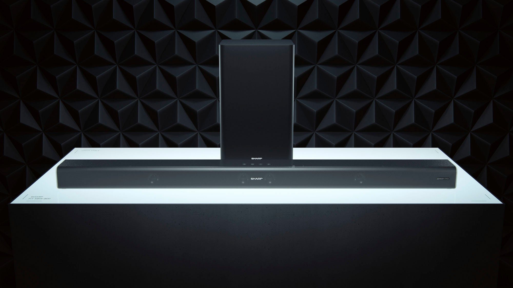 Sharp HT-SBW800 5.1.2 Soundbar (Bluetooth, 760 W, mit Dolby Atmos und Drahtlos-Subwoofer)