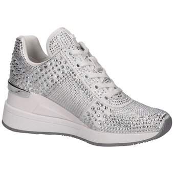 Michael Kors Georgie Crystal Trainer in weiß