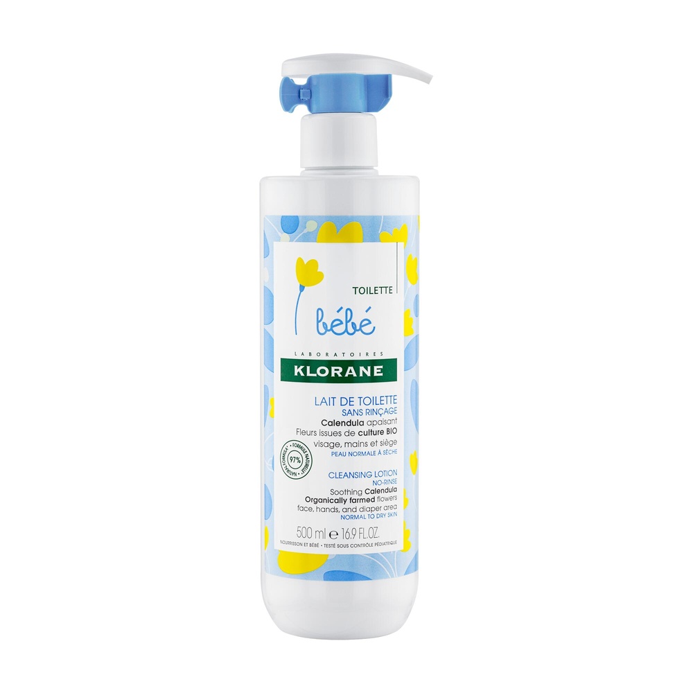 Klorane Bébé Lait de toilette 500 ml Lait de toilette