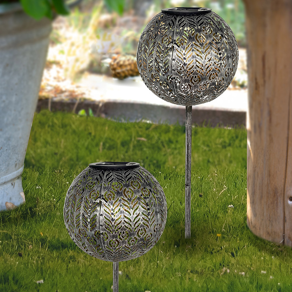 EZSolar LED-Solar-Gartenkugel 