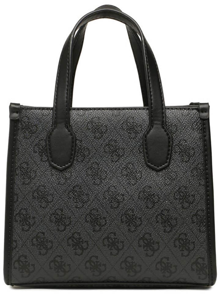 Guess Henkeltasche in Grau/ Schwarz - (B)20 x (H)17 x (T)10 cm günstig kaufen onesize