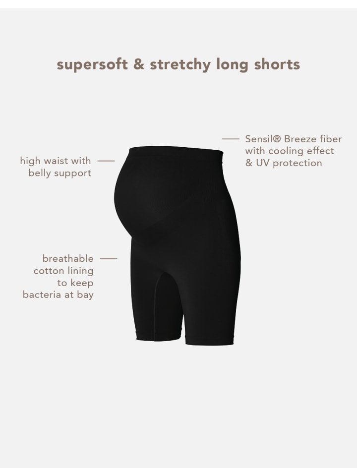 Noppies Nahtloser Short Niru Sensil® Breeze in Black günstig kaufen