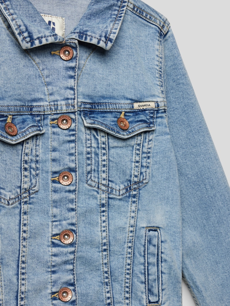 Jeansjacke mit Brusttaschen in jeans