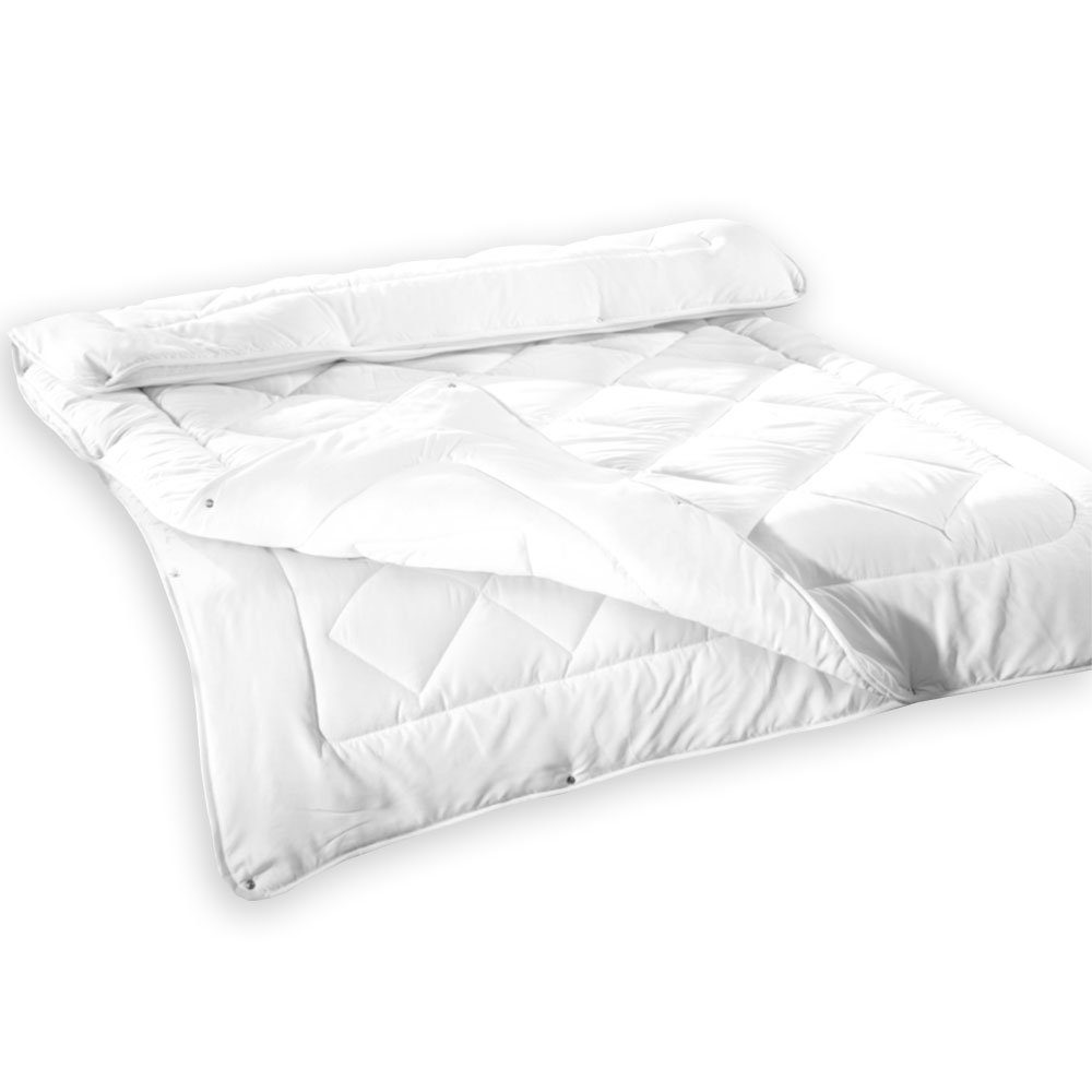 4-Jahreszeitenbett, 4-Jahreszeiten Bettdecke Comfort 135x200 cm Vierjahreszeitendecke, DILUMA, Füllung: 100% Kunstfaser, Bezug: 100% Polyester Mikrofaser, 4-Jahreszeitenbett, Atmungsaktiv, Klimaregulierend, Allergikergeeignet