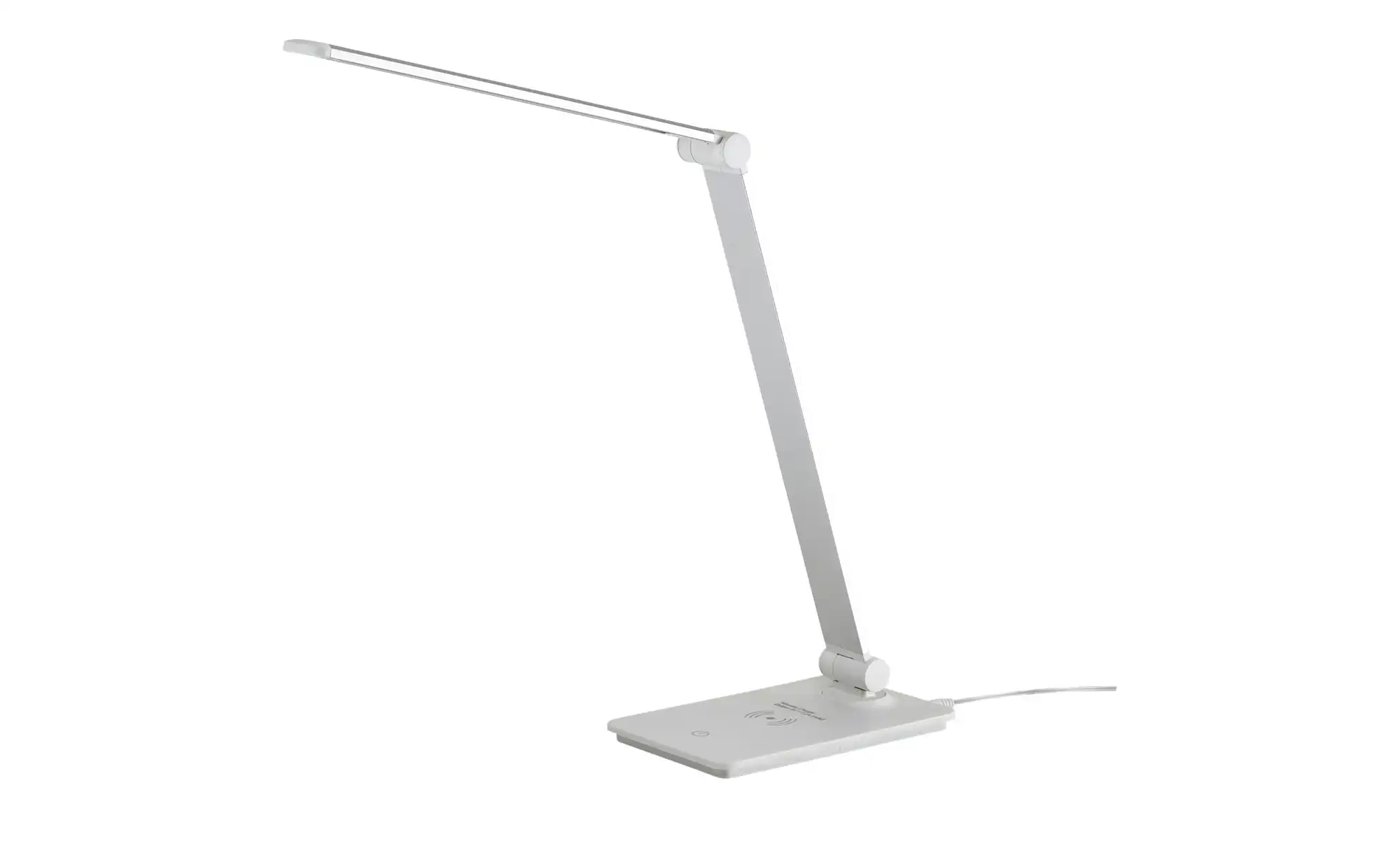 KHG LED-Tischleuchte, weiß mit Qi-Charger
