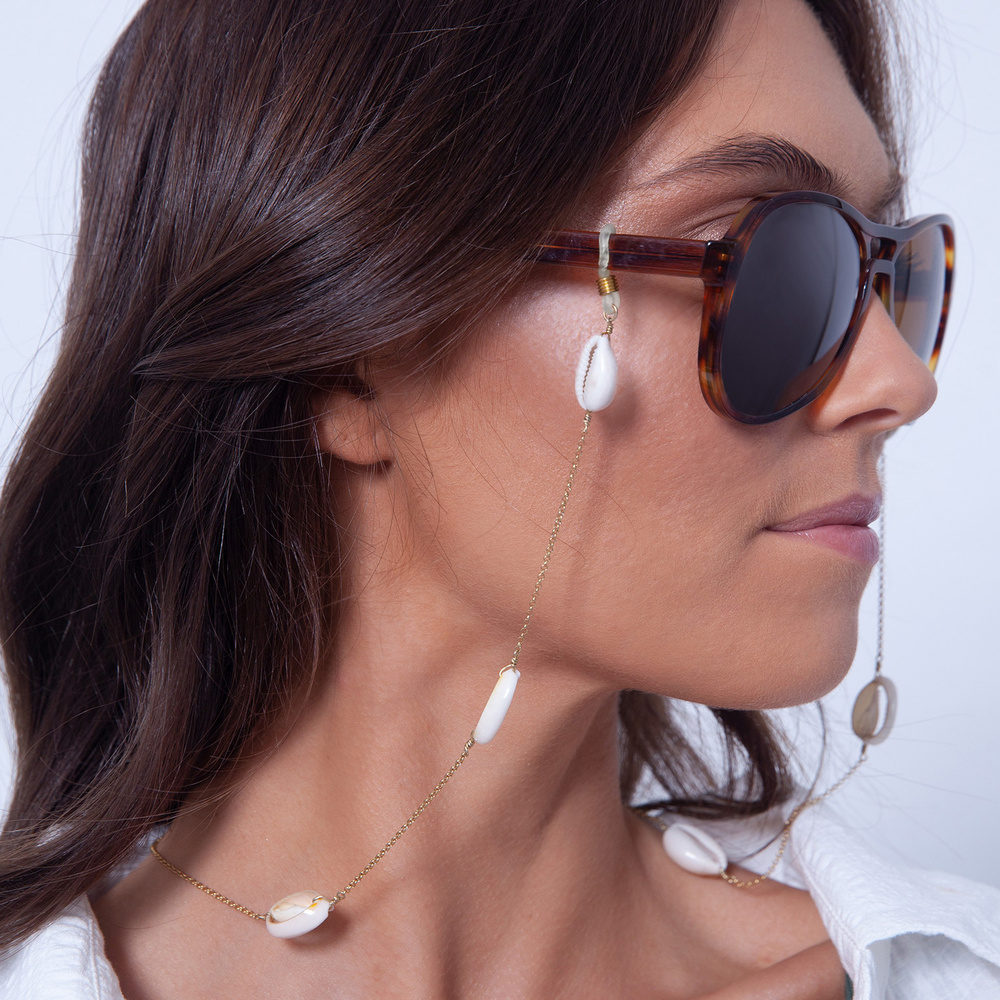 Elli Elli Accessoires de Bijouterie Collier à lunettes pour femmes - Tendance estivale Bijoux