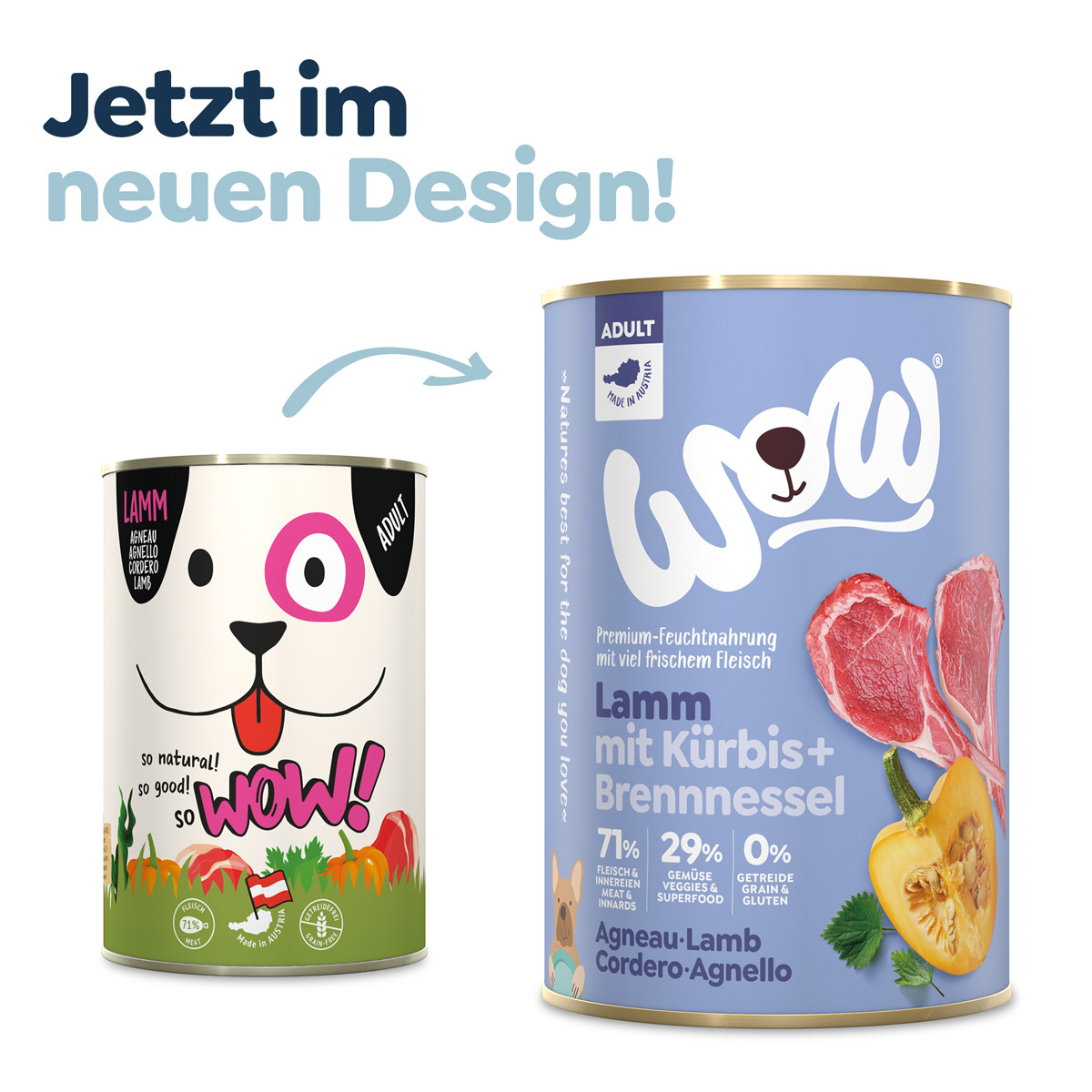 WOW Adult Lamm mit Kürbis und Brennnessel kaufen bei ZooRoyal