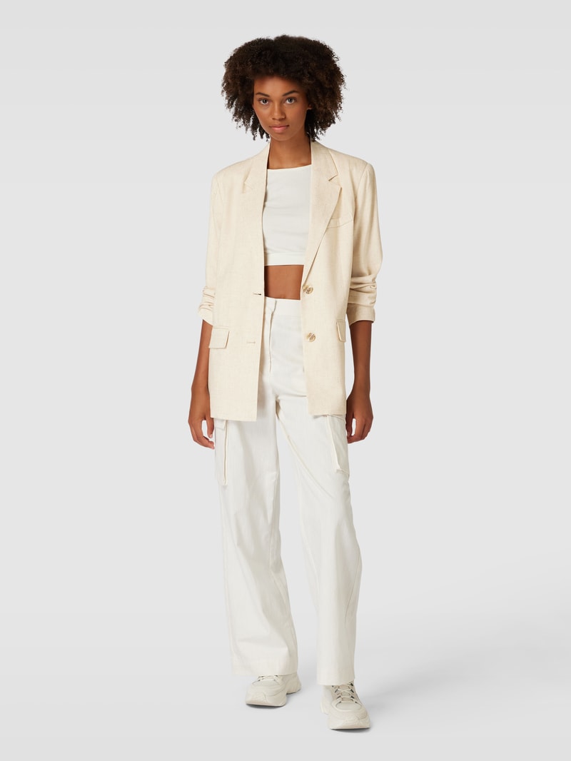 Blazer mit Pattentaschen Modell 'Josie' in beige