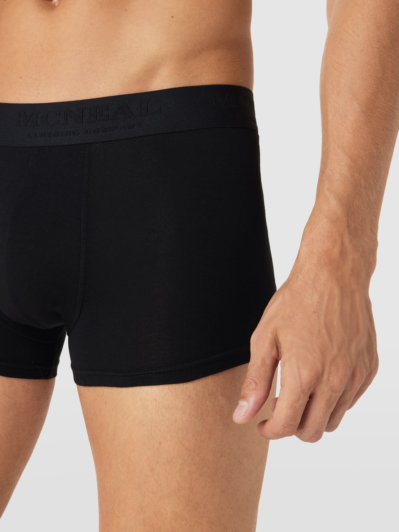 Trunks mit Logo-Bund im 7er-Pack in schwarz