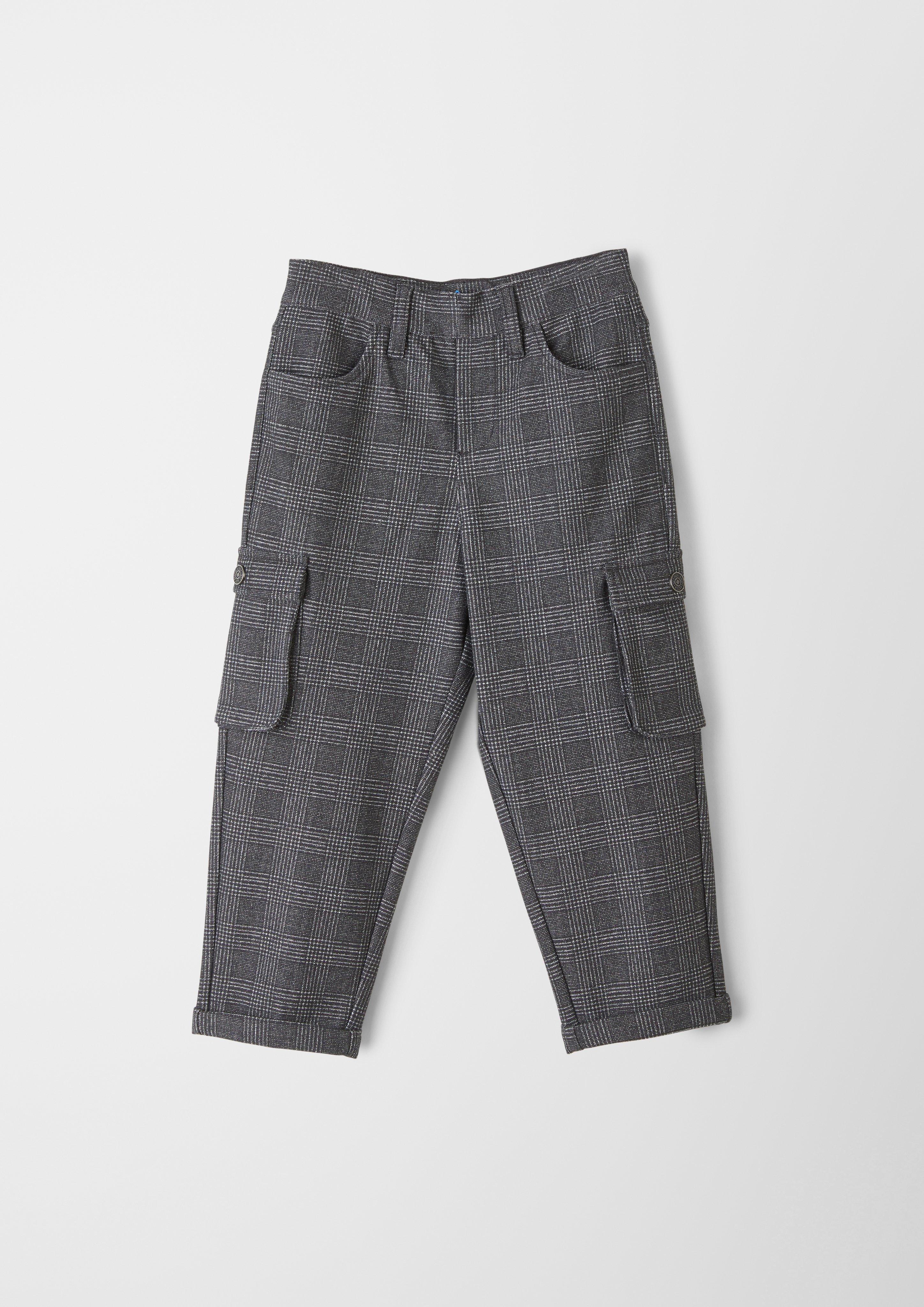 Relaxed: Hose im Glencheck-Muster  2118591-99N1