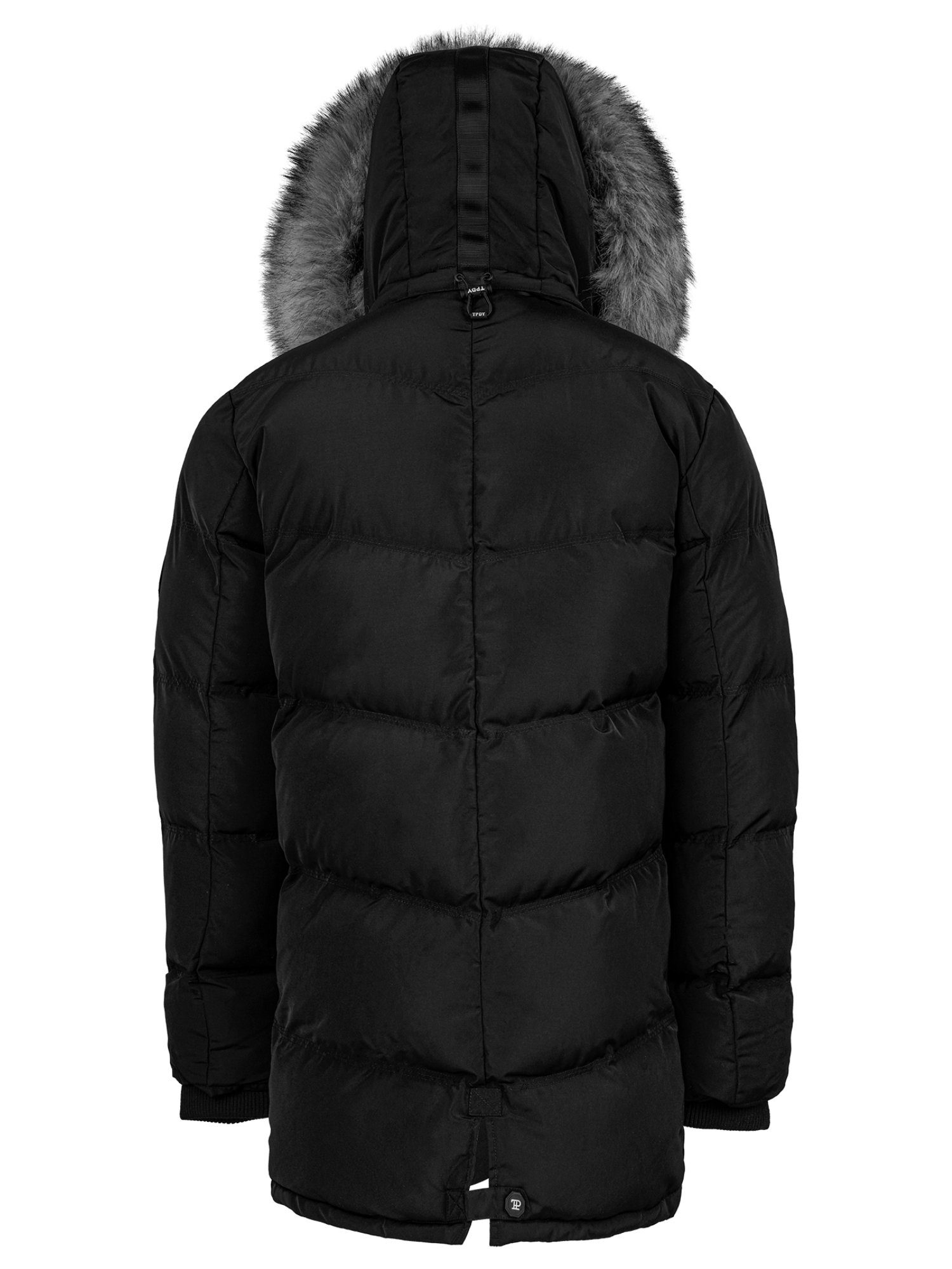 trueprodigy Winterjacke Zayn Stylische Kapuze mit Fellimitat