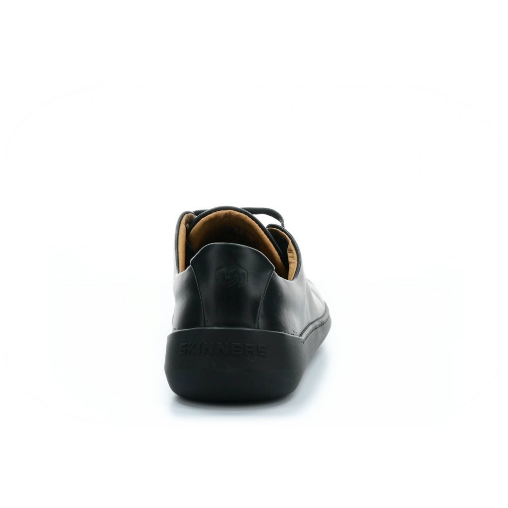 Skinners Walker II Leather Black/Black Barfußsneakers