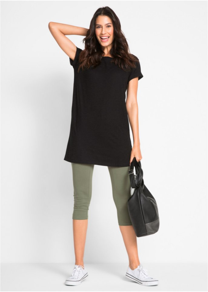 Stretch-Capri-Leggings (2er Pack)
