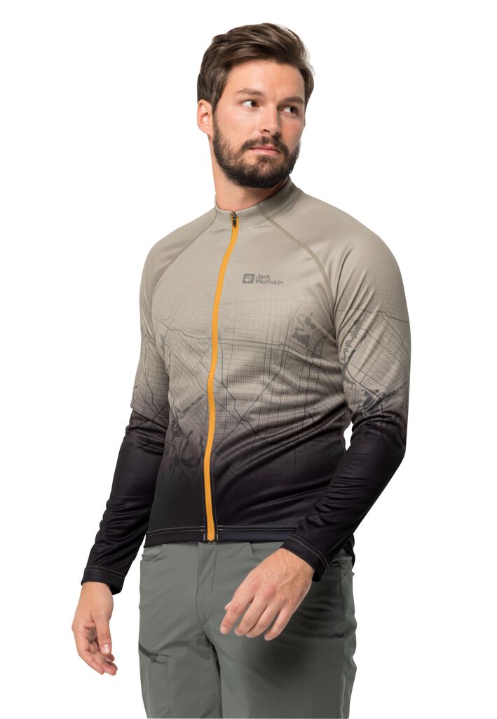 MOROBBIA FZ L/S PRINT M Radtrikot Herren