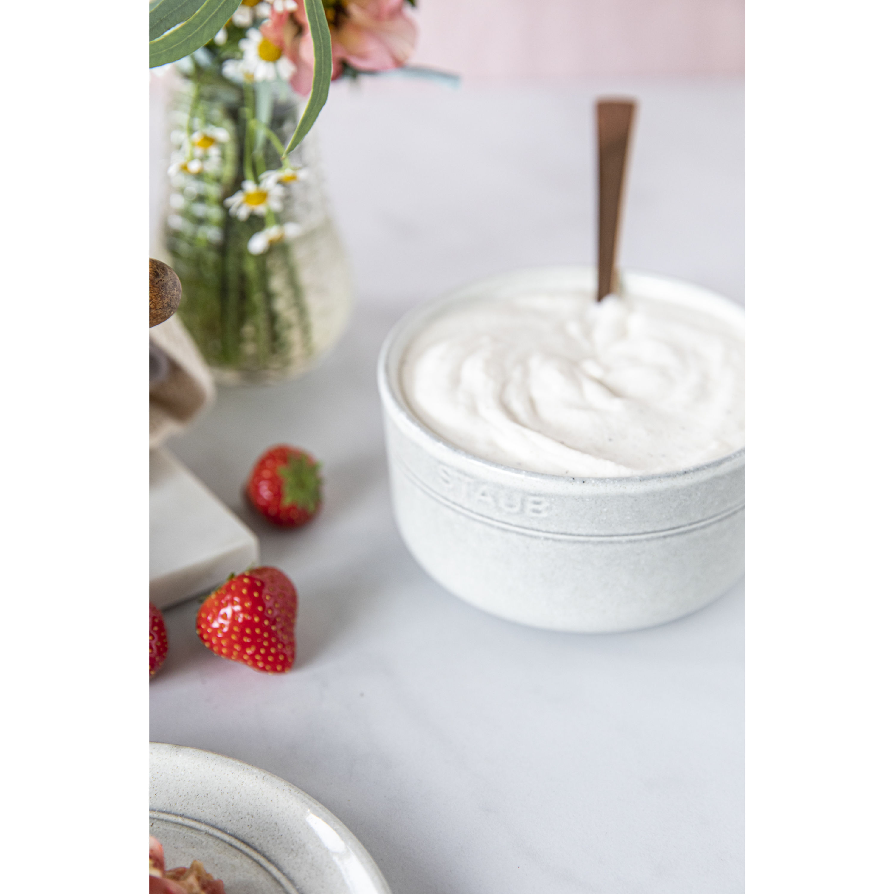 Schüssel 10 cm, Keramik, Weisser Trüffel