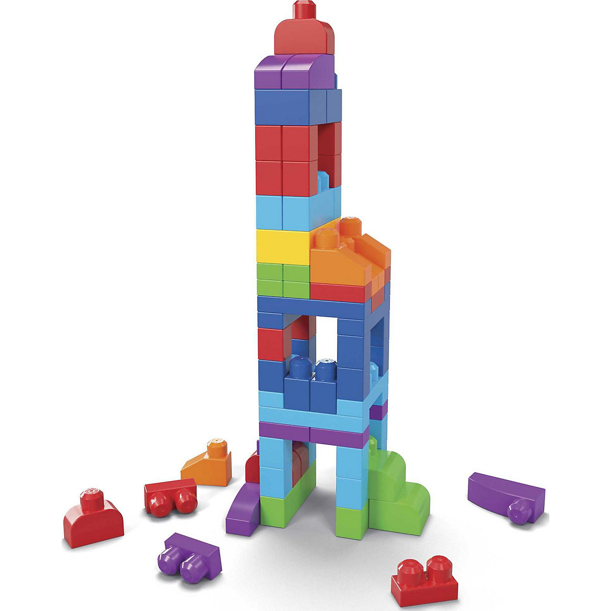 Mega Bloks Bausteinebeutel bunt (80 Teile)