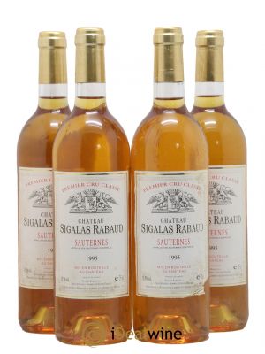 Château Sigalas Rabaud 1er Grand Cru Classé  1995 - Lot de 4 Bouteilles