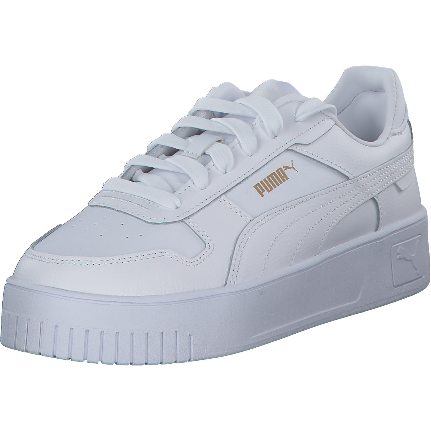 Puma Carina Street 389390, Schnürschuhe, Damen, white/white/gold