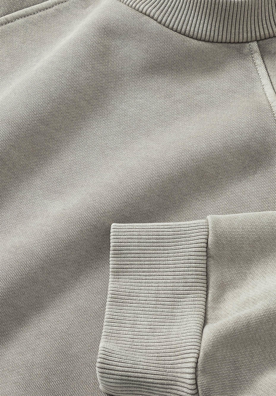 Sweatshirt mineralgefärbt aus reiner Bio-Baumwolle