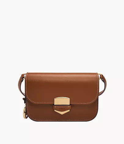 Fossil Small Flap Crossbody Lennox Leder