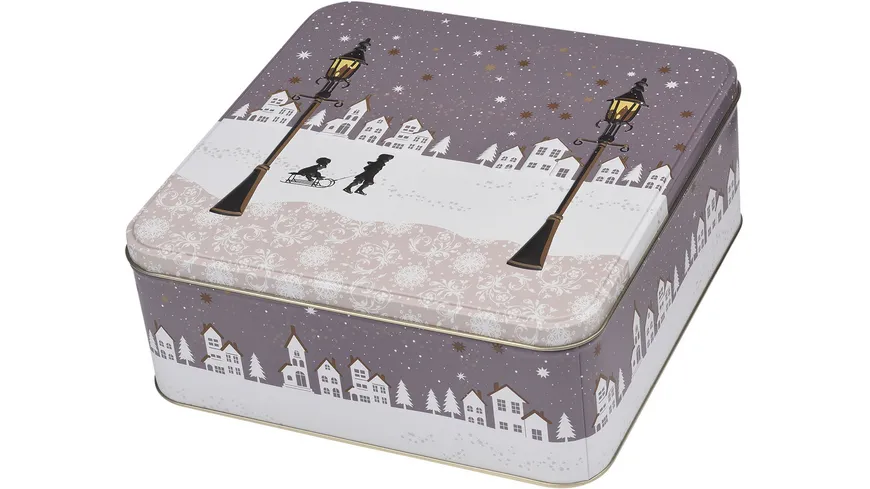 Gawol Gebäckdose Silent Night 8,5x22x22cm