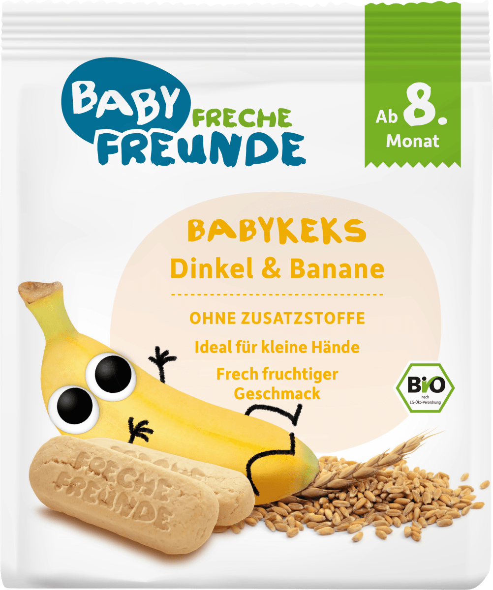 Babykekse Dinkel & Banane, ab dem 8. Monat, 100 g