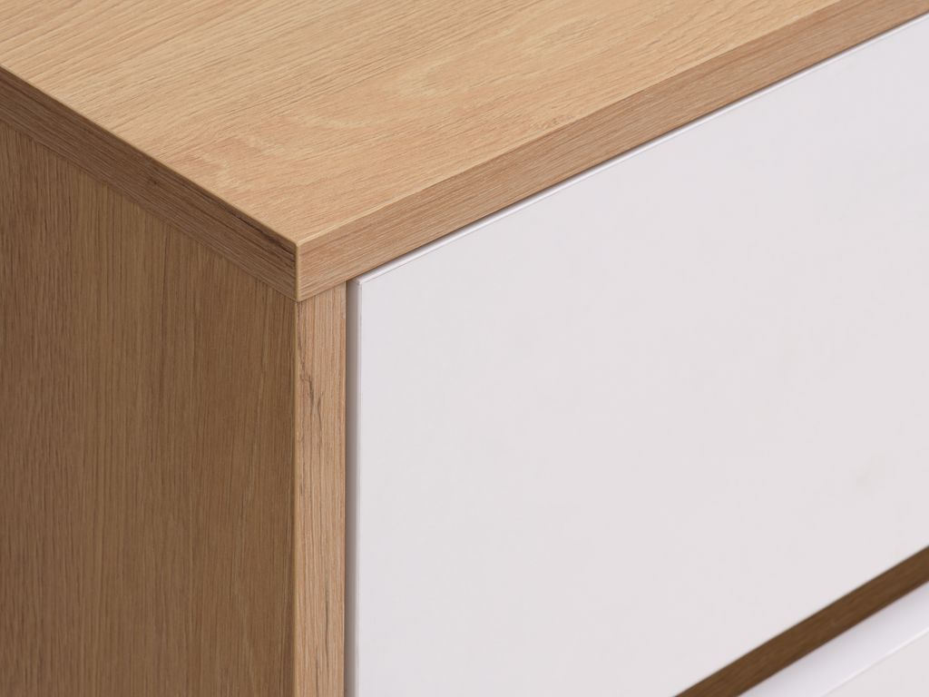 BILLUND Chest of Drawers BILLUND 3 3 white/oak