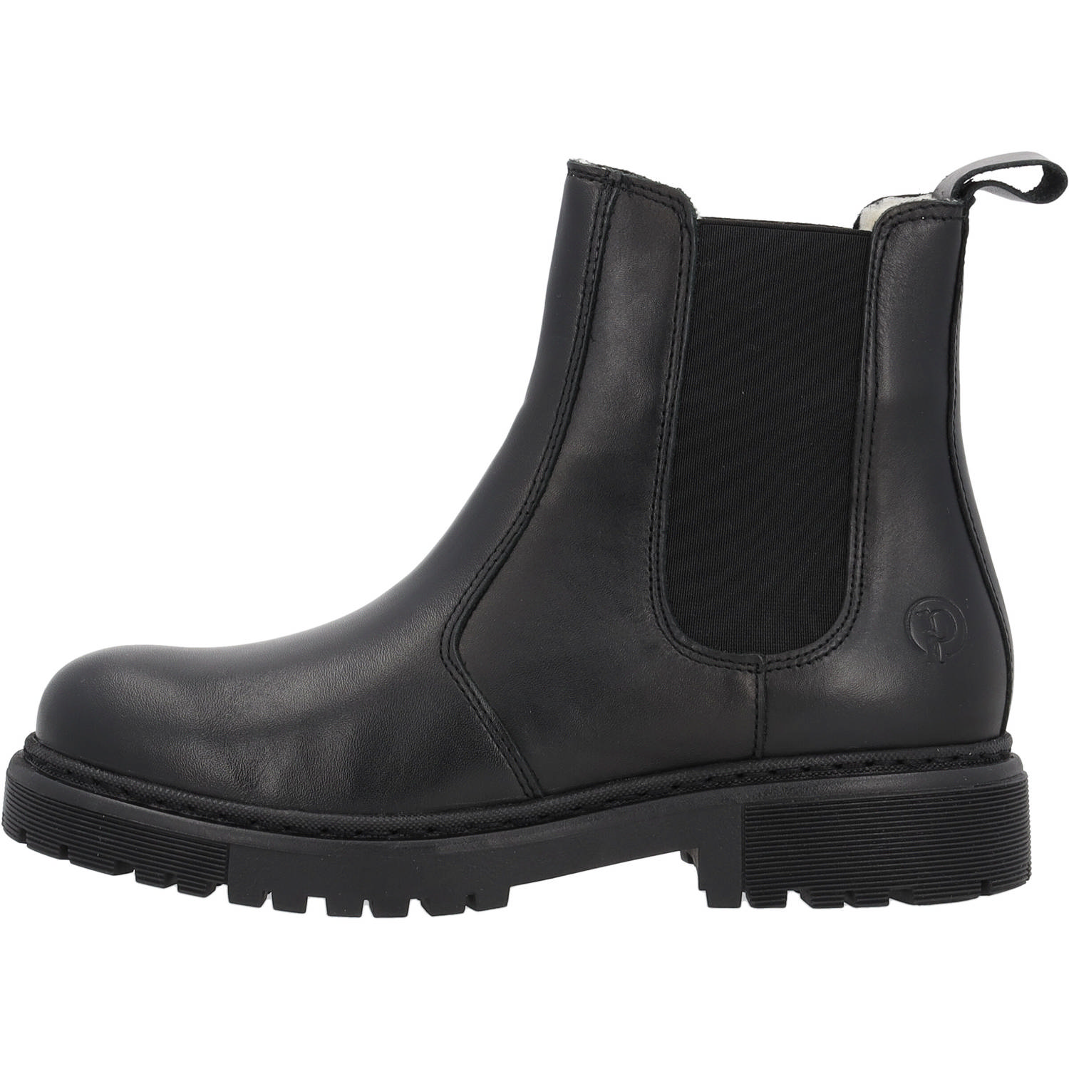Palado Alicudi, Chelsea Boots, Damen, Schwarz Glanz