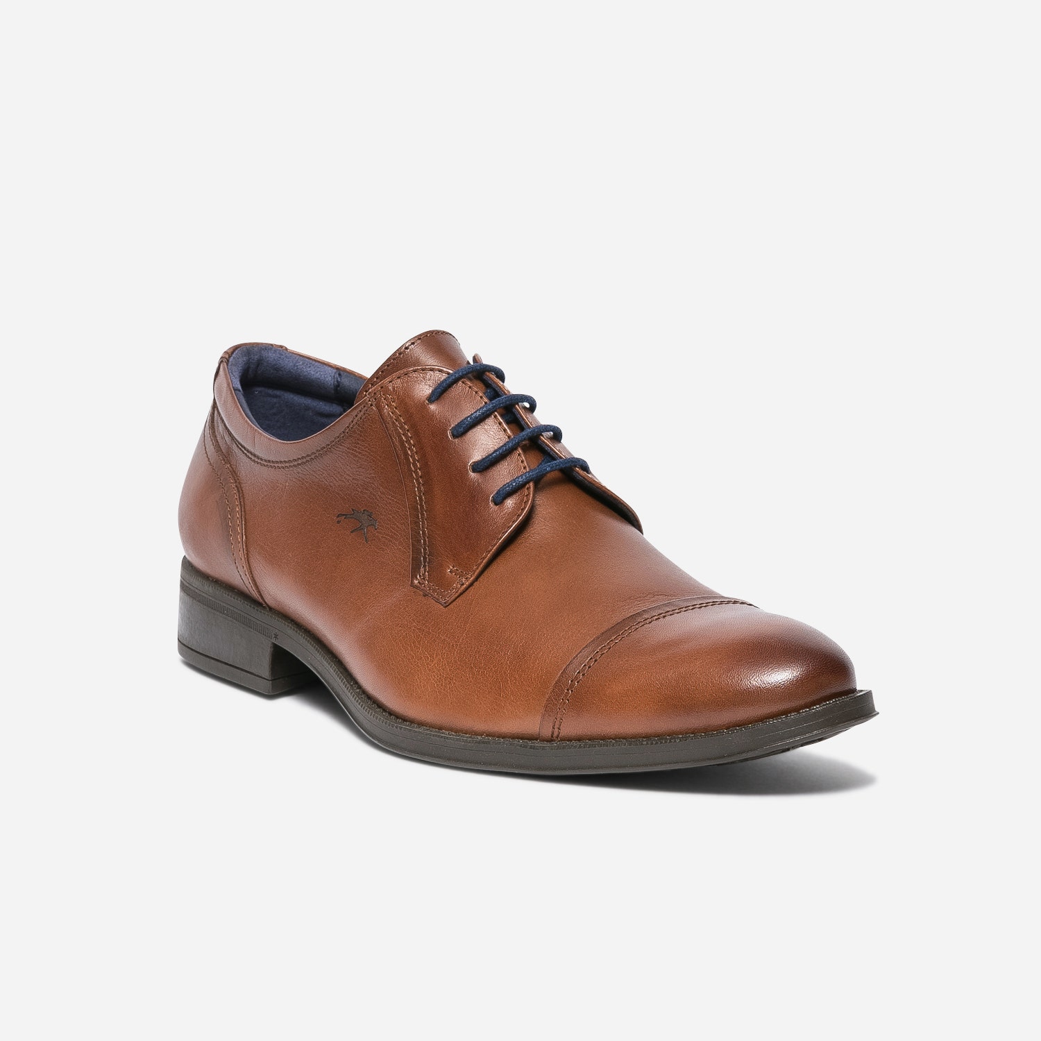Derby FLUCHOS cognac en cuir