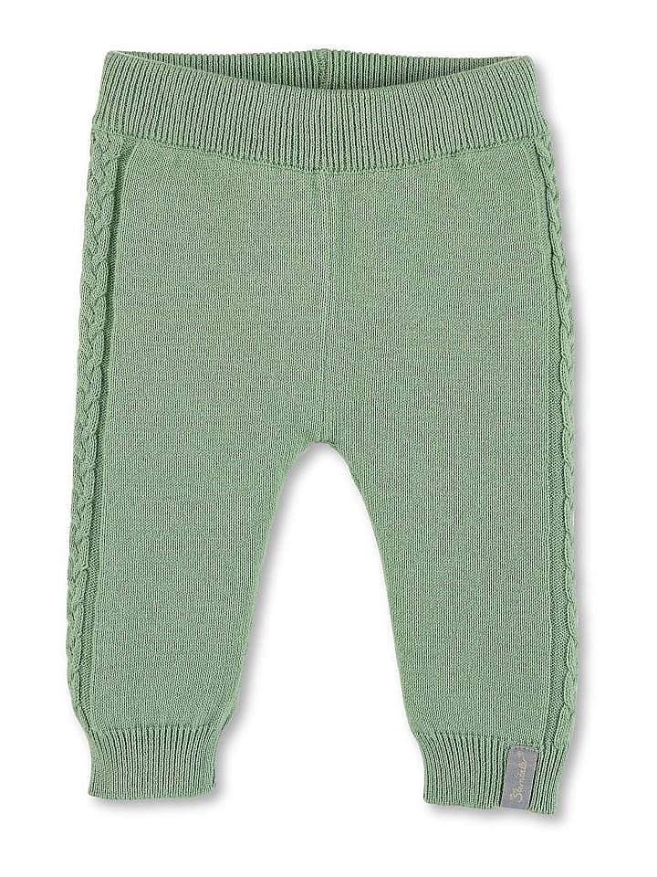 Sterntaler GOTS Strick-Hose Zopfmuster in sattes grün günstig kaufen 80