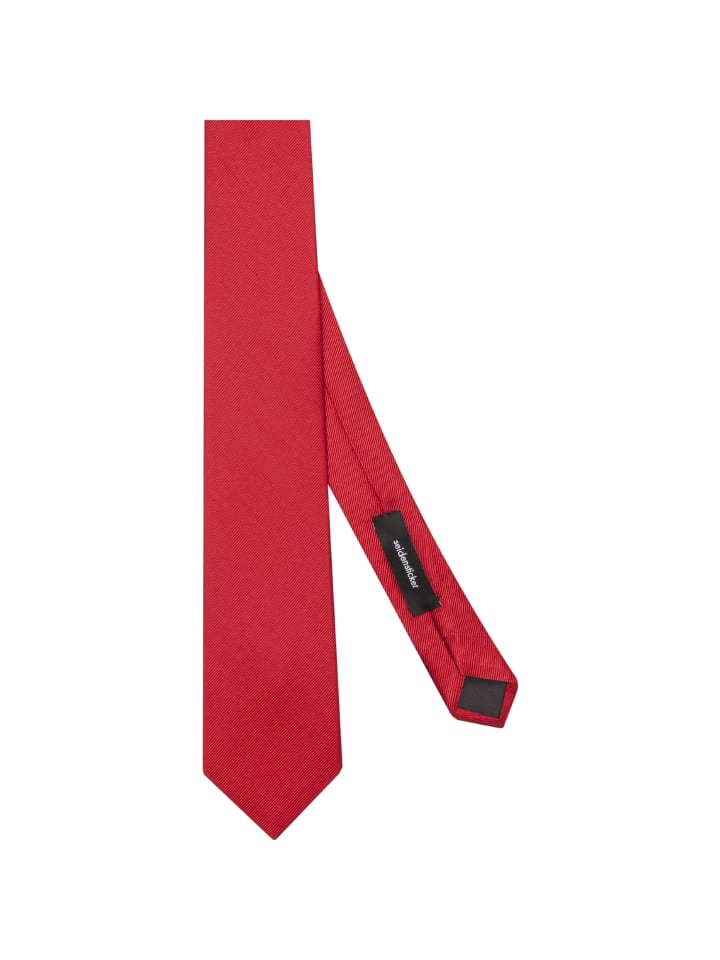 Seidensticker Krawatte Breit (7cm) in Rot günstig kaufen onesize