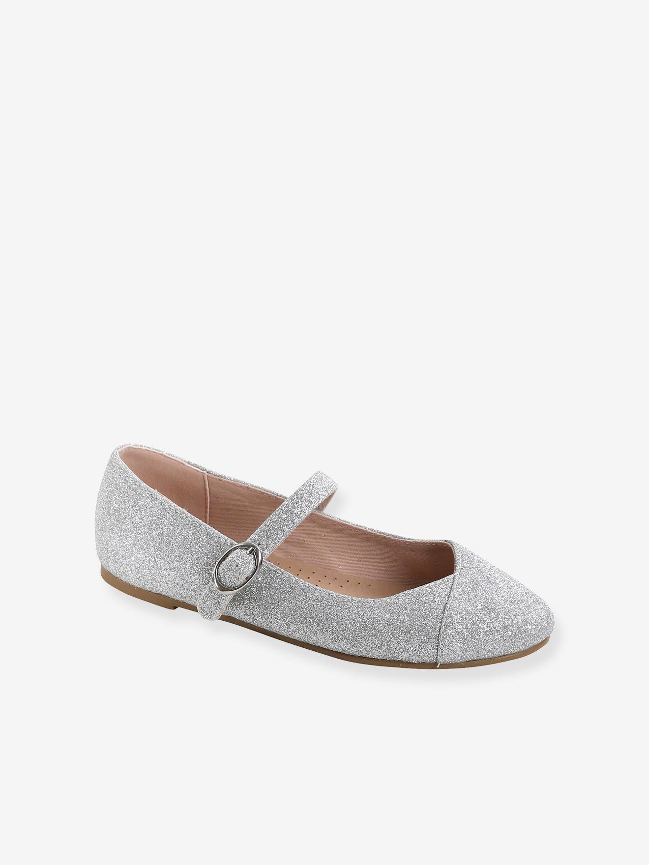 Vertbaudet Mädchen Ballerinas - silber