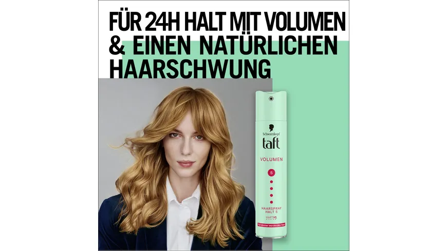 TAFT Haarspray Volumen dünner werdendes Haar 250 ml Haltegrad 5 - sehr starker Halt 250 ml
