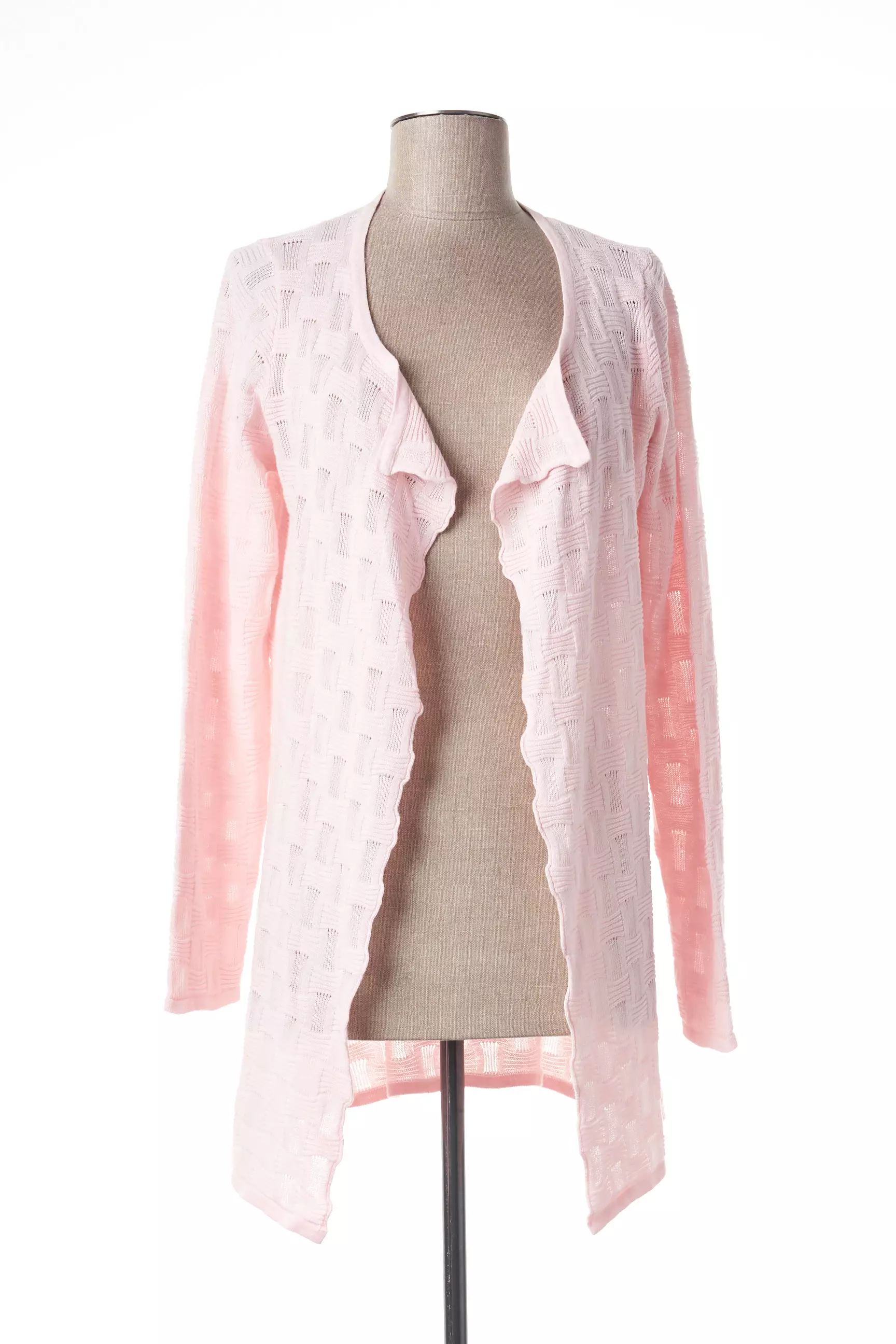 Marble Cardigans Femme couleur rose