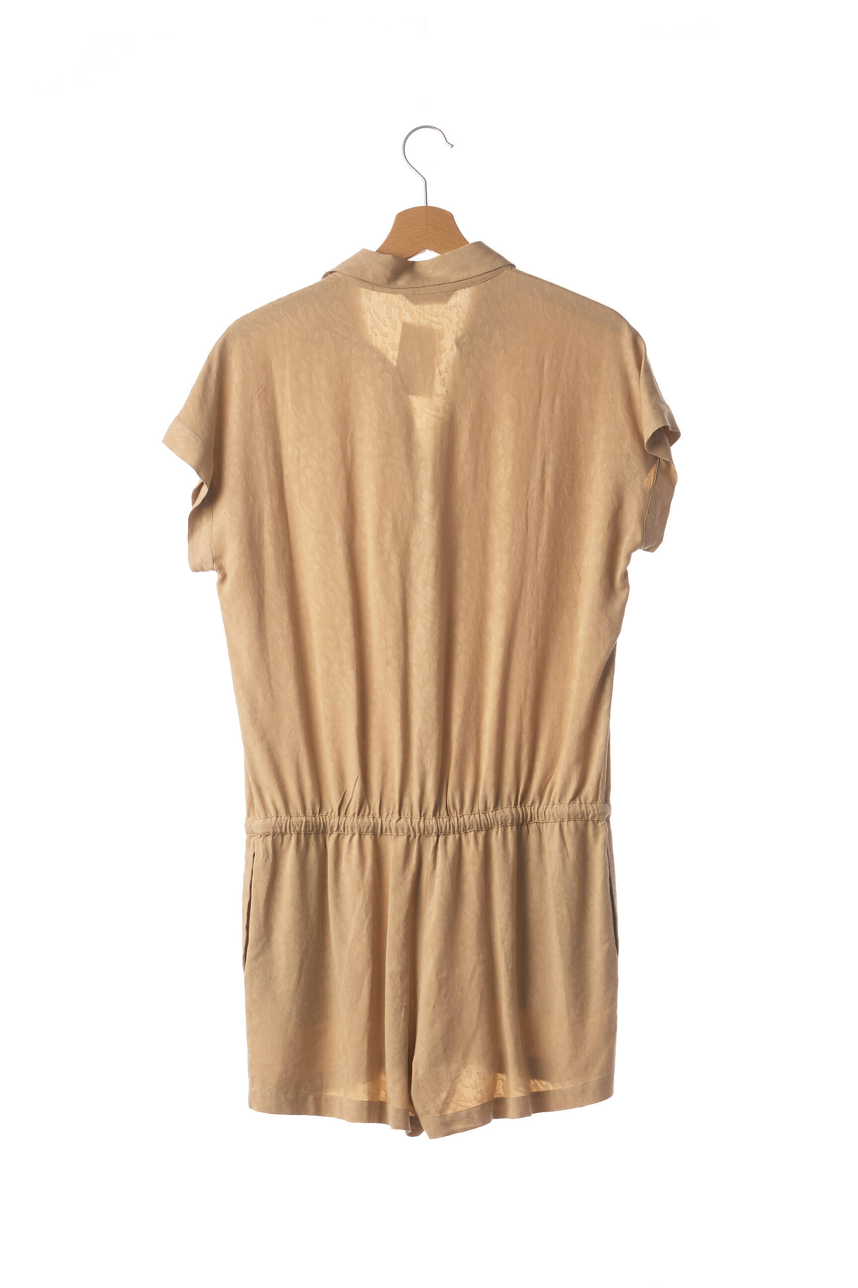 Massimo Dutti Combi Shorts Femme couleur beige