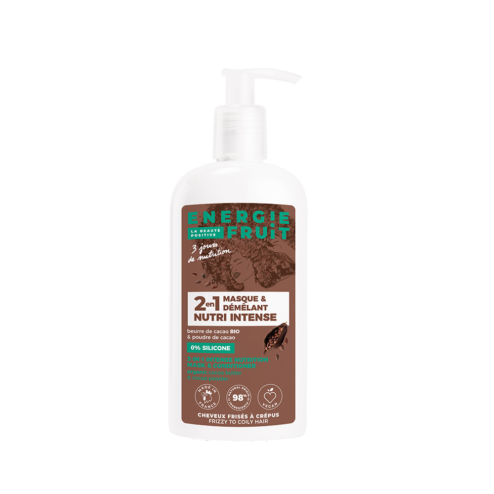 energie fruit MASQUE + DEMELANT |  NUTRITION INTENSE Masque capillaire sans silicone