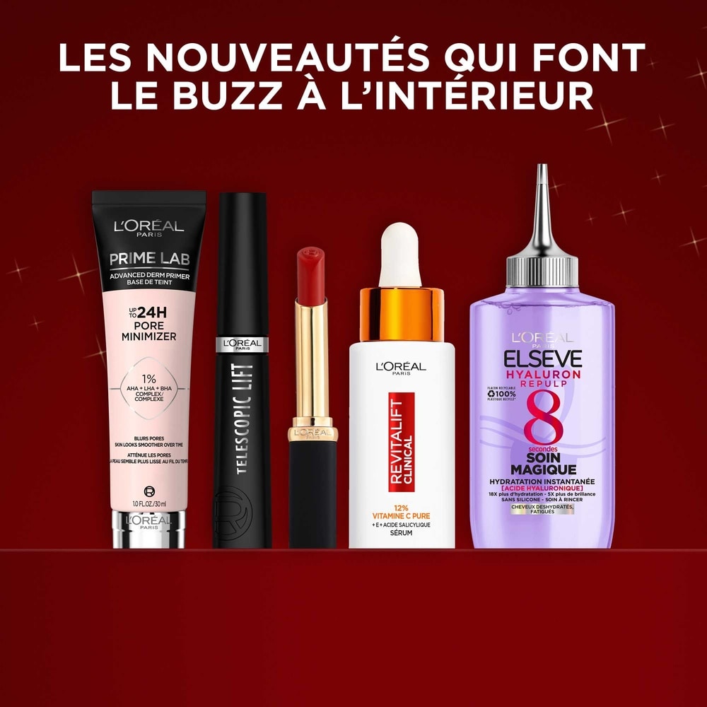 L'Oréal Paris Calendrier de l'Avent Coffret 24 jours maquillage, soin visage, cheveux