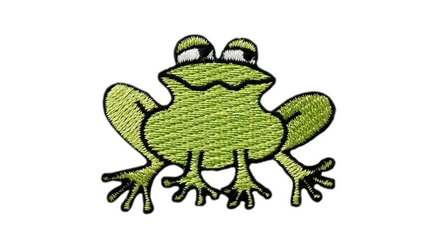 Mono Quick Bügelmotiv Frosch, klein