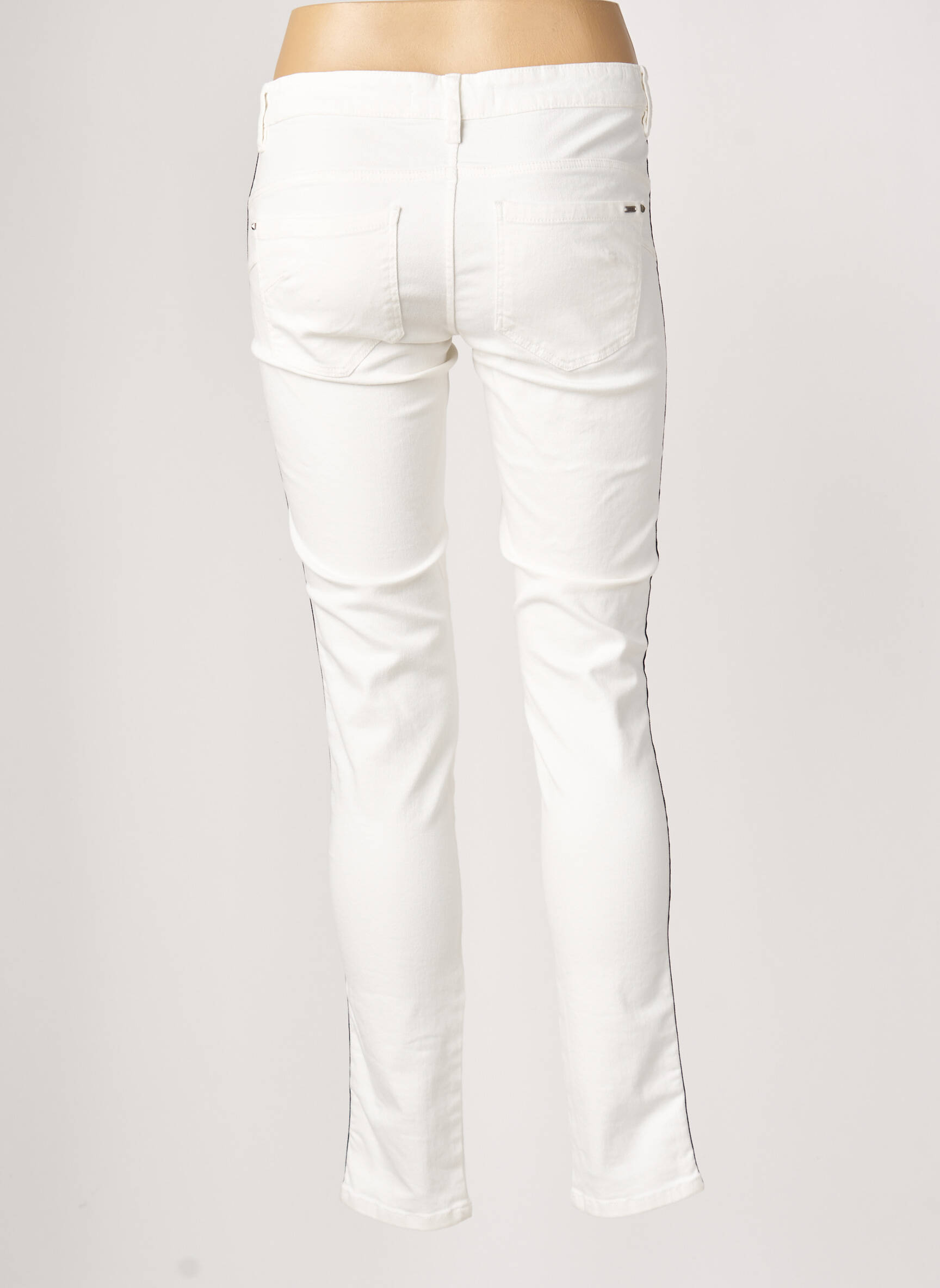 I Code By Ikks Jeans Coupe Slim Femme couleur blanc