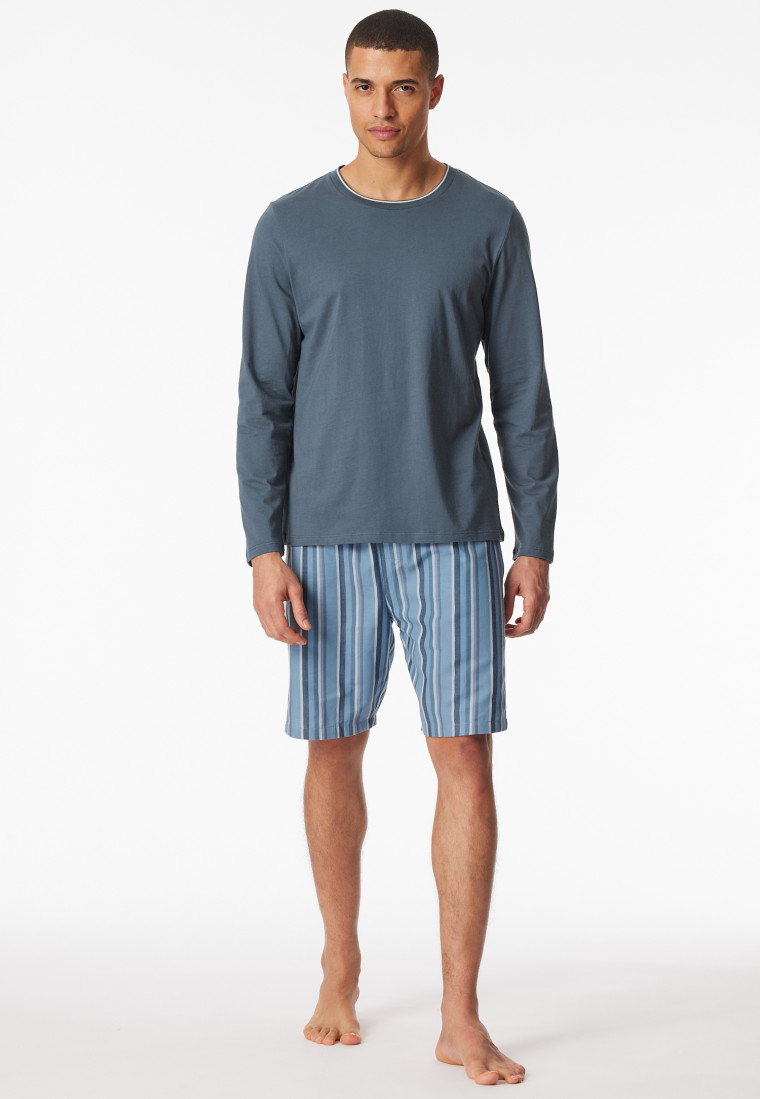 Shirt langarm jeansblau - Mix+Relax