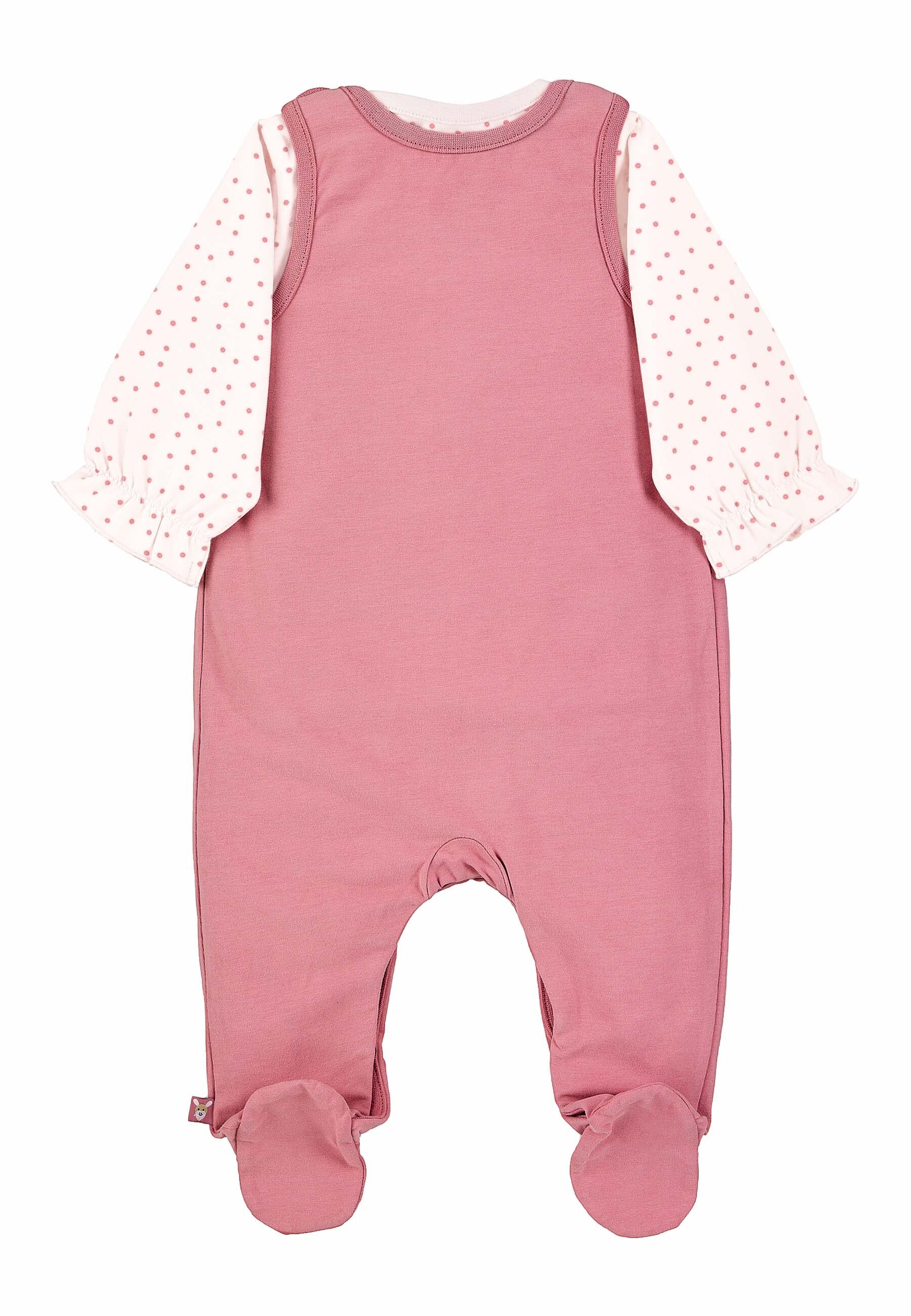 GOTS Strampler-Set Jersey Esel Emmi Girl mit Stick