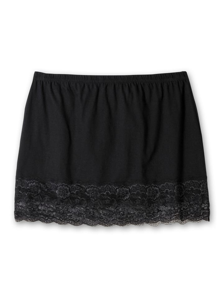 sheego Shirt-Verlängerung in schwarz günstig kaufen