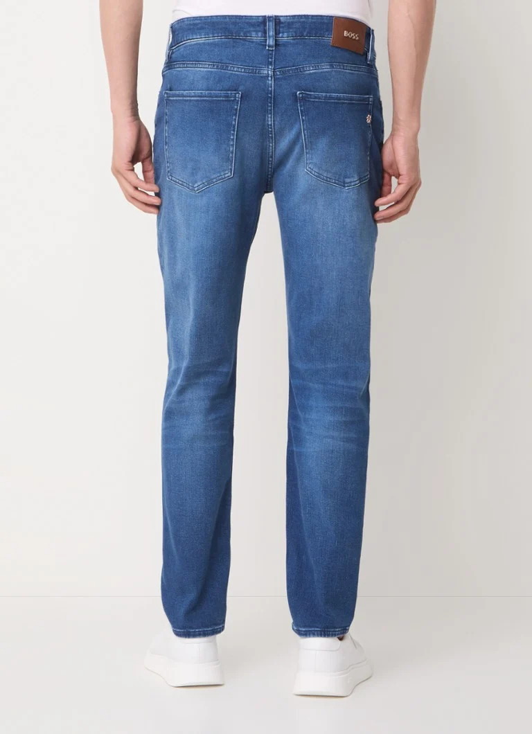 Calça jeans HUGO BOSS H-Re.Maine de corte regular, lavagem média.