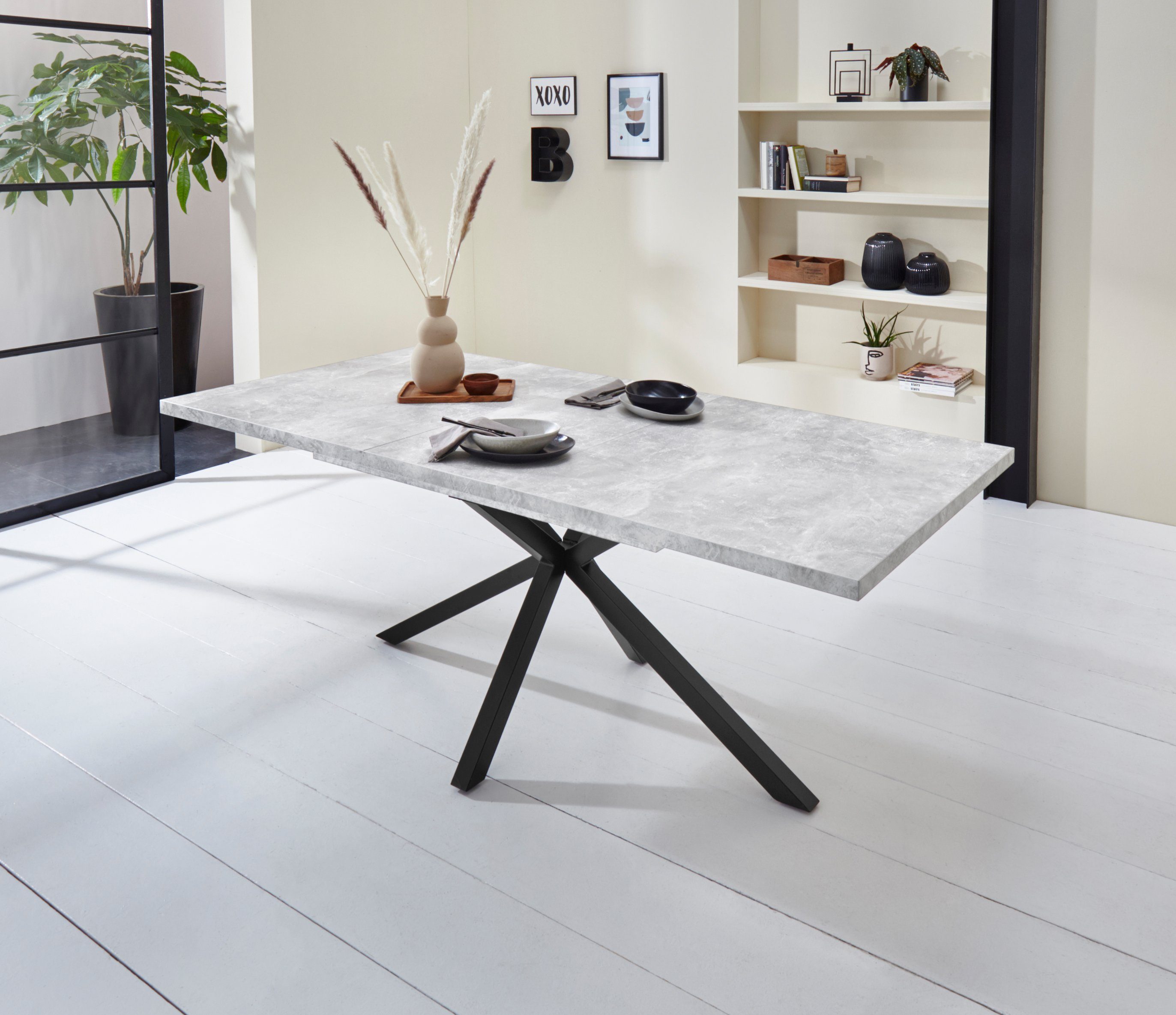 HELA Esstisch, ausziehbar 160-200 cm
